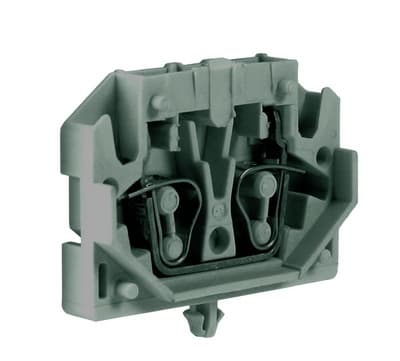 DKC HPC.2(Ex)i, мини зажим, проходной 2,5 кв.мм синий