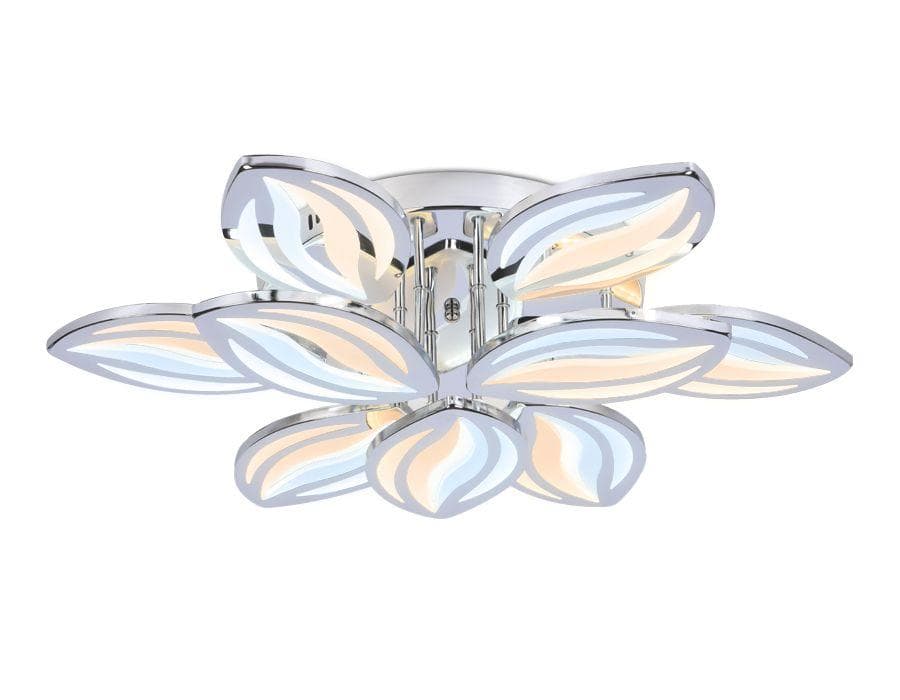 Ambrella Потолочный светодиодный светильник с пультом FA467/6+3 CH хром 135W 720*620*120 (ПДУ РАДИО 2.4) — миниатюра 2