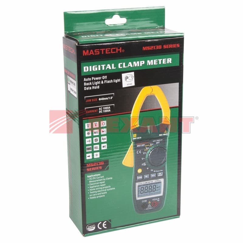Токовые клещи MS2138 MASTECH Rexant 13-1311 — миниатюра 3
