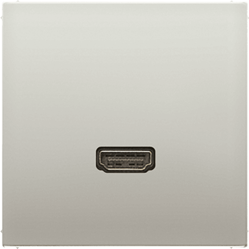 JUNG LS 990 Edelstahl Аудио Разъем (RCA) / Stereo Jack (TRS 3.5 mm) HDMI MAES1112