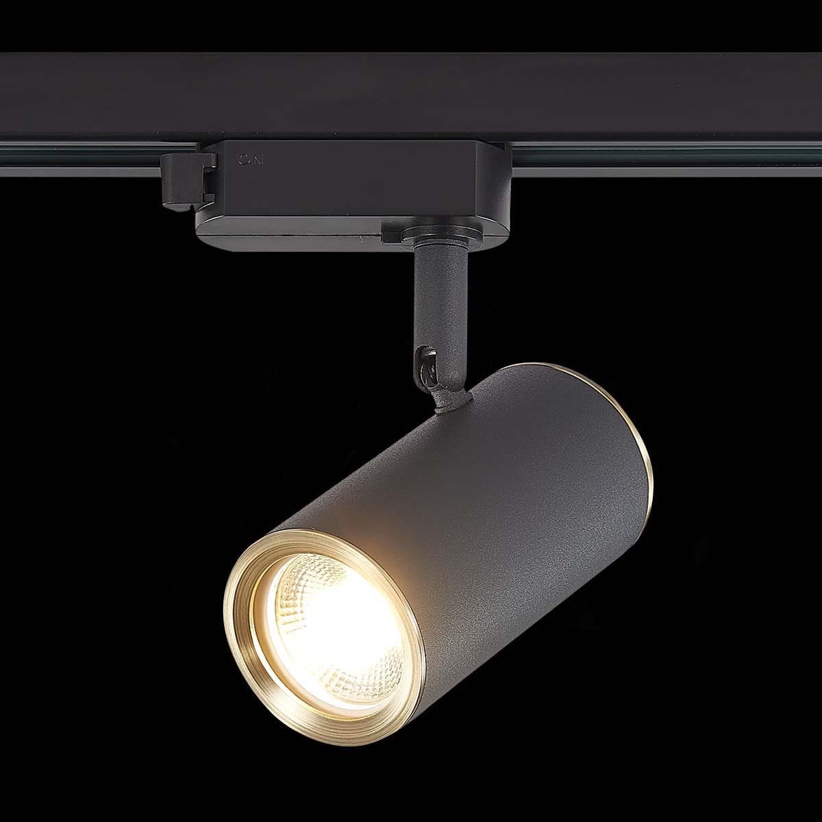 ST Luce ST301.436.01 Трековый светодиодный светильник Черный GU10 1*50W L104xW54xH111 220V Без ламп — миниатюра 3
