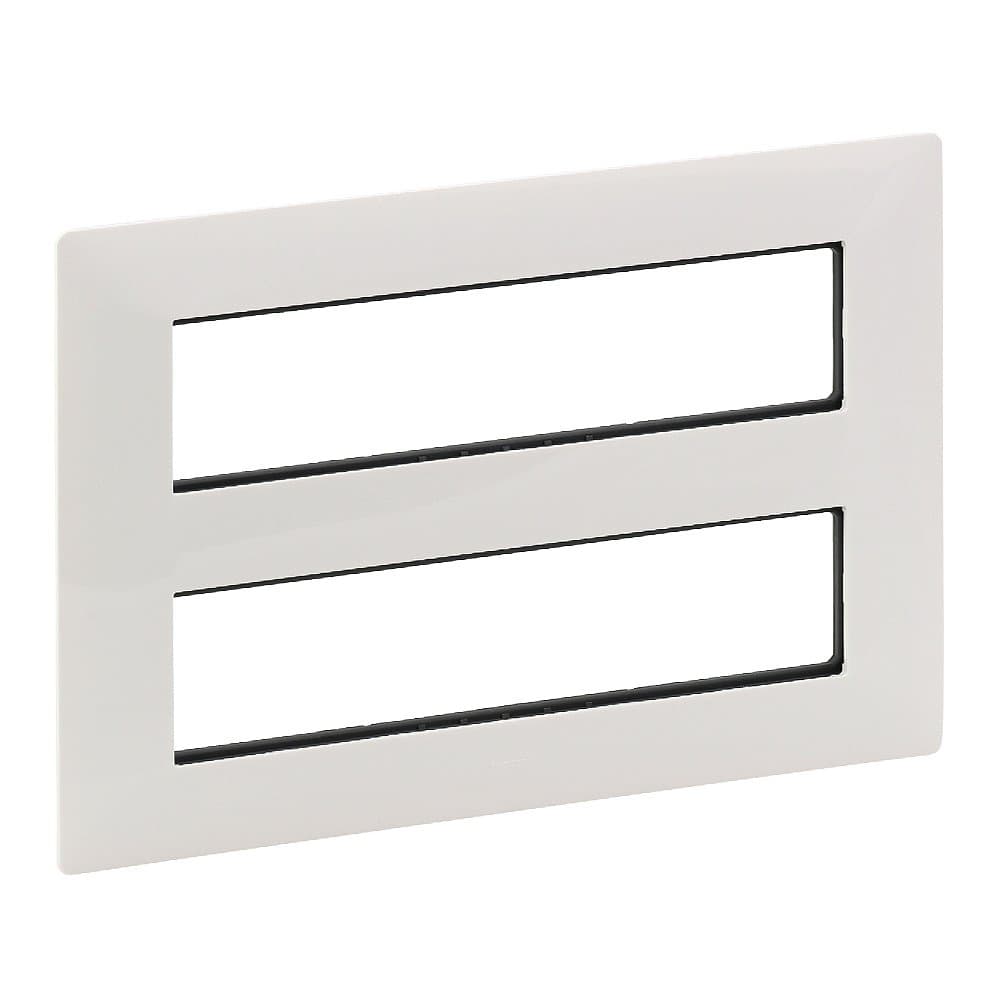 Legrand Valena LIFE Белая Рамка для модульных устройств Mosaic 2x4x2 модуля 752146 — миниатюра 1