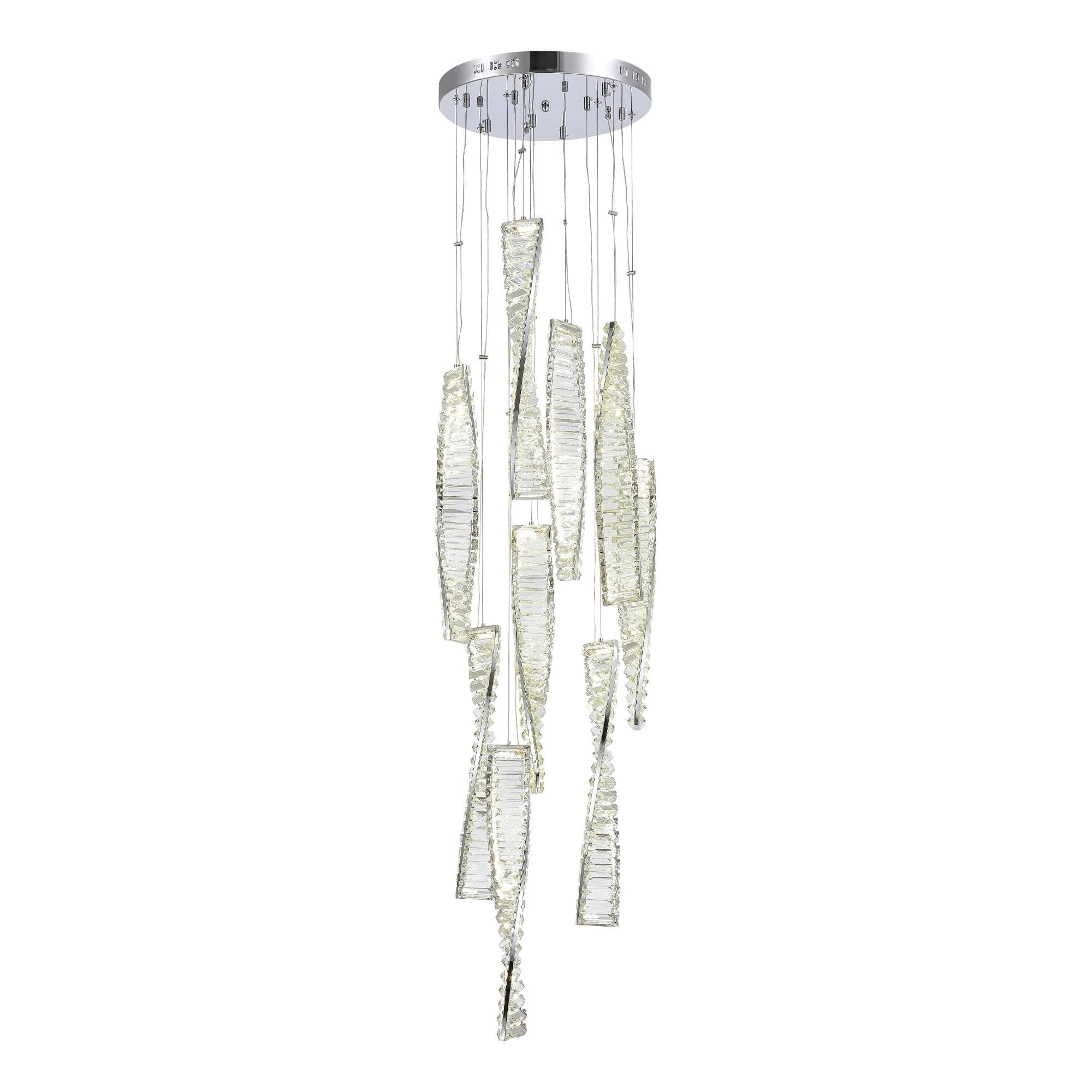 ST LUCE SL6205.103.09 Светильник подвесной Хром/Прозрачный LED 1*99W 3000K