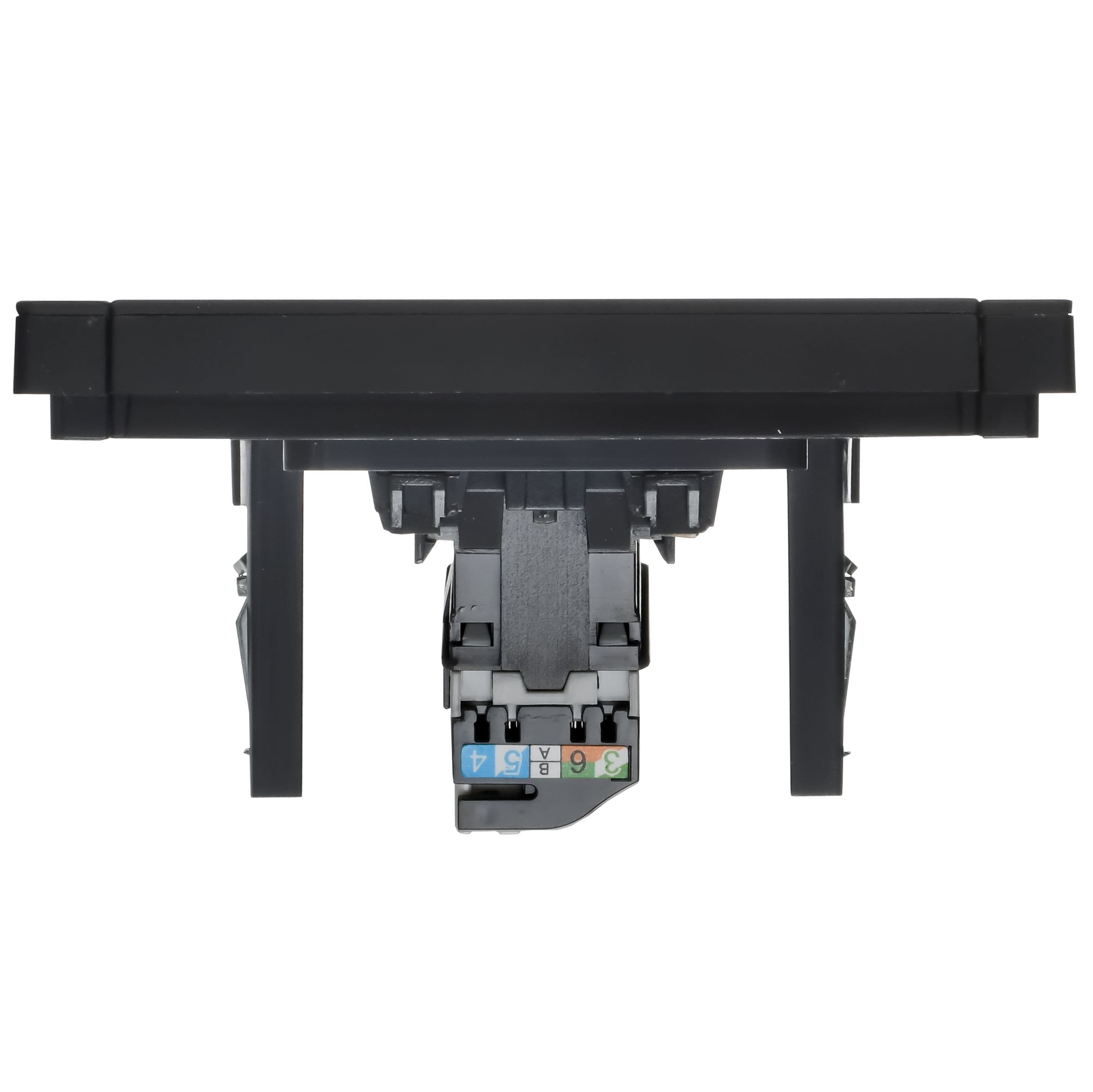 IEK FORTE&PIANO Металл Черный Розетка комп. RJ45 кат.5E FP132M — миниатюра 5