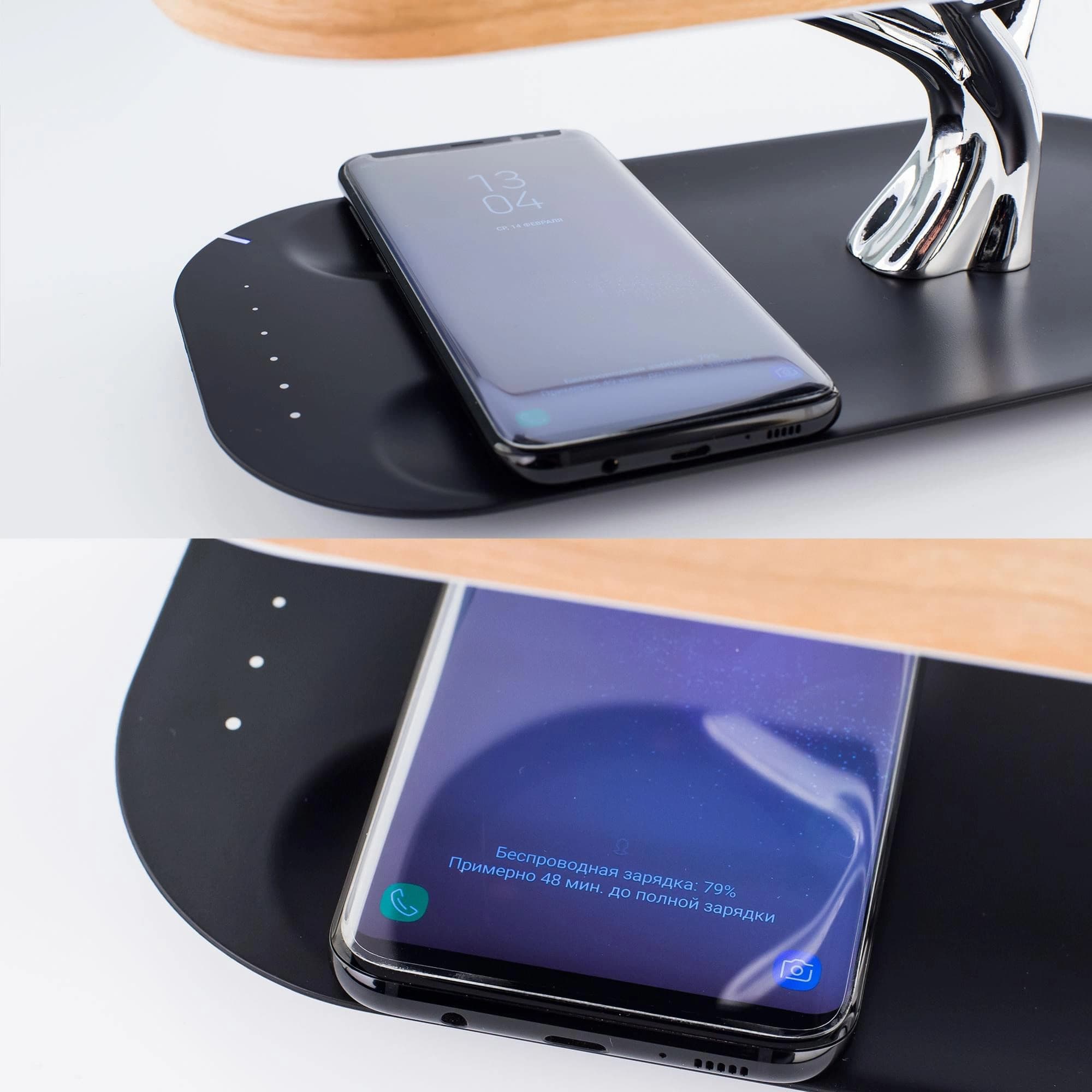 Citilux CL803042 Ньютон Черный, Qi+Bluetooth — миниатюра 10