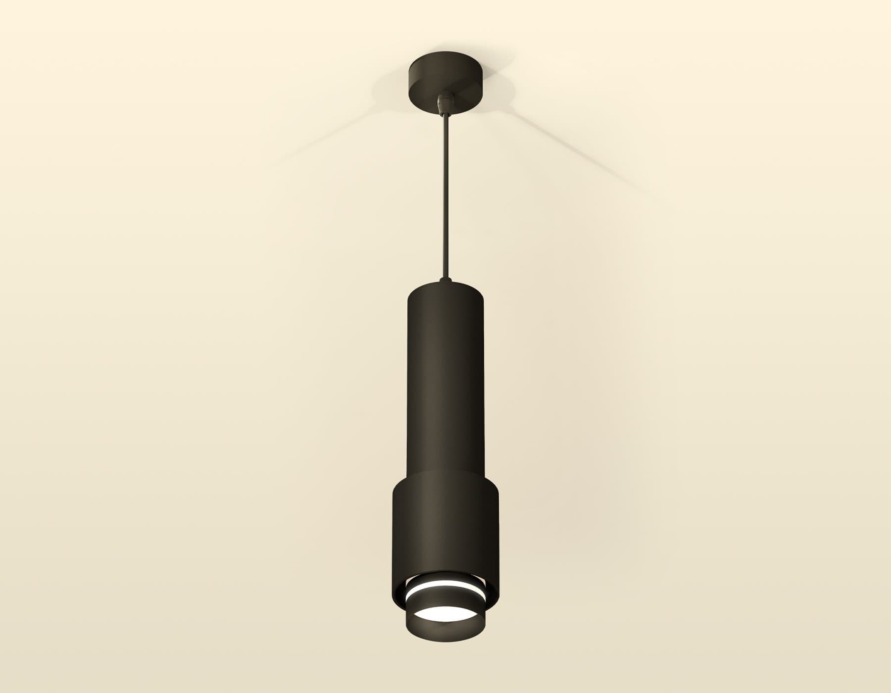 Ambrella Комплект подвесного светильника с акрилом XP7723012 SBK/FR черный песок/белый матовый MR16 GU5.3 (A2311, C7456, A2011, C7723, N7142) — миниатюра 2