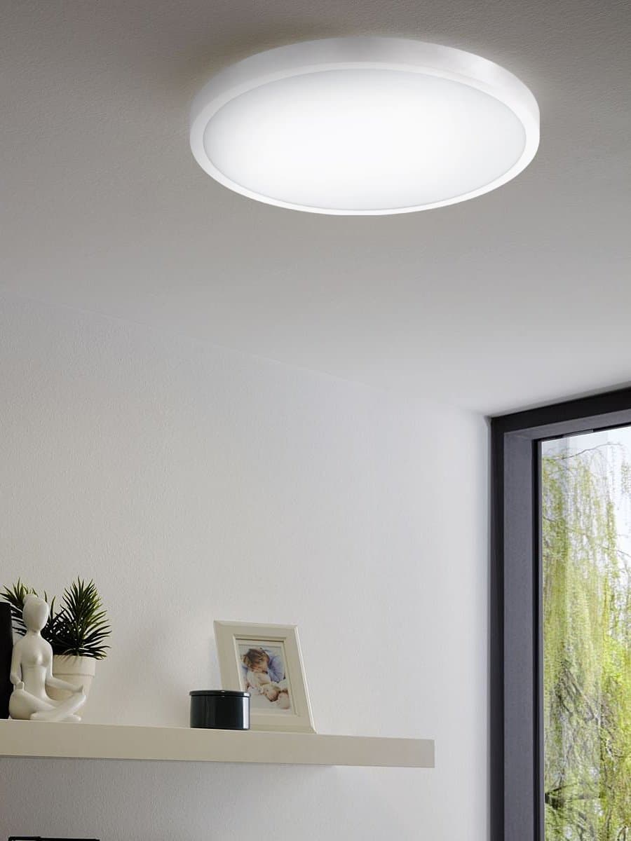 Eglo 98293 Светодиодный накладной светильник FUEVA-A с пультом ДУ, 20W (LED), 300, H30, 2650lm, алюминий — миниатюра 2