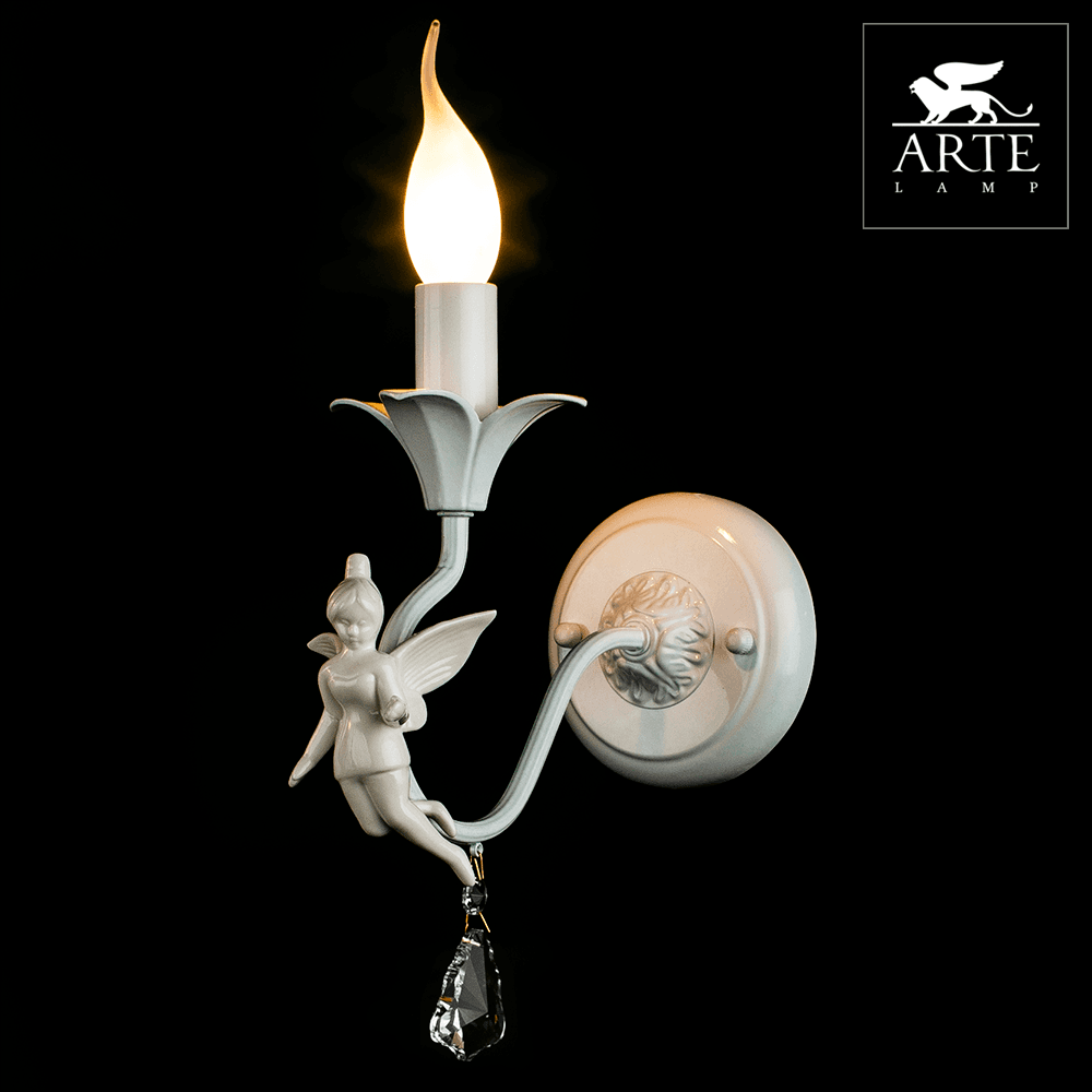 Arte Lamp Angelina Белый Бра 40W E14 A5349AP-1WH — миниатюра 2