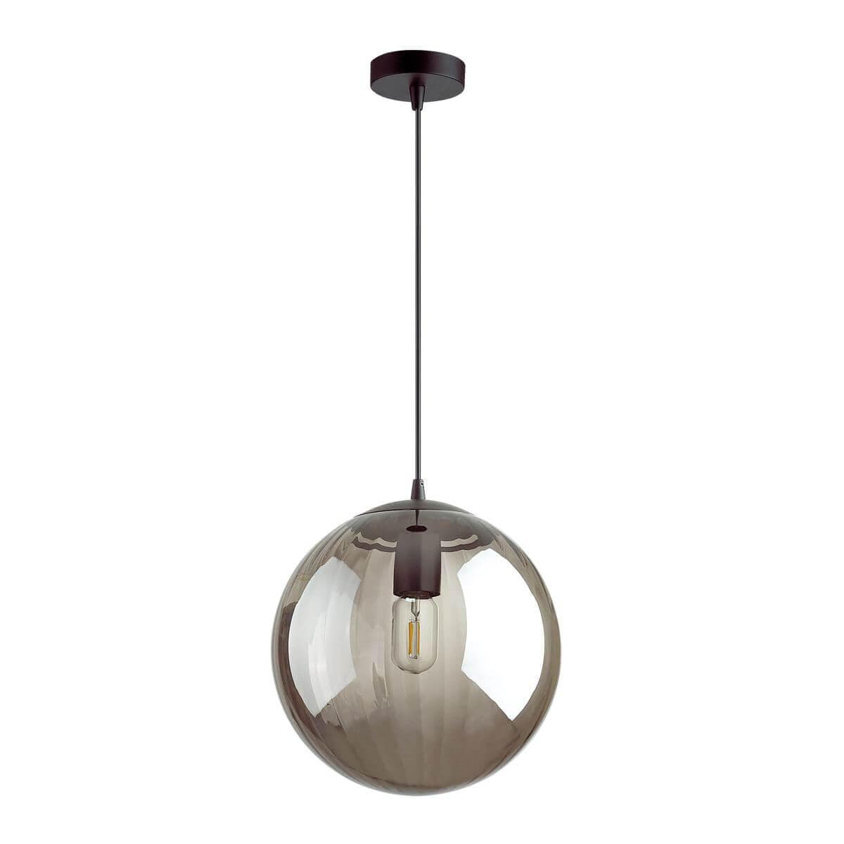 Odeon Light 4756/1 ODL21 дымчатый/черный Подвес E27 60W KATA — миниатюра 1