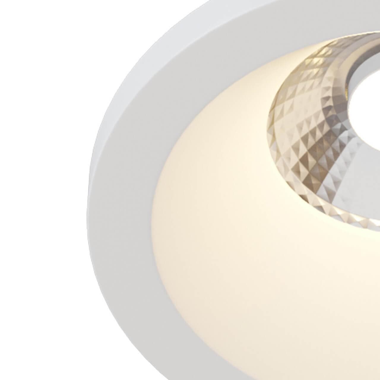 Maytoni Technical Yin Белый Встраиваемый светильник LED 8W 650Лм DL034-2-L8W — миниатюра 7