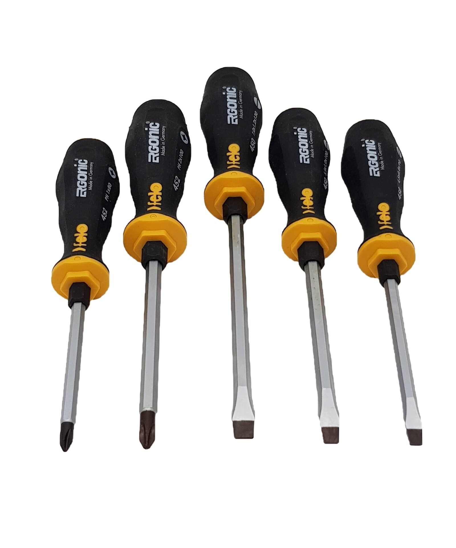 Felo Набор отверток Ergonic ударных SL/PH, 5 шт 45095248 — миниатюра 2