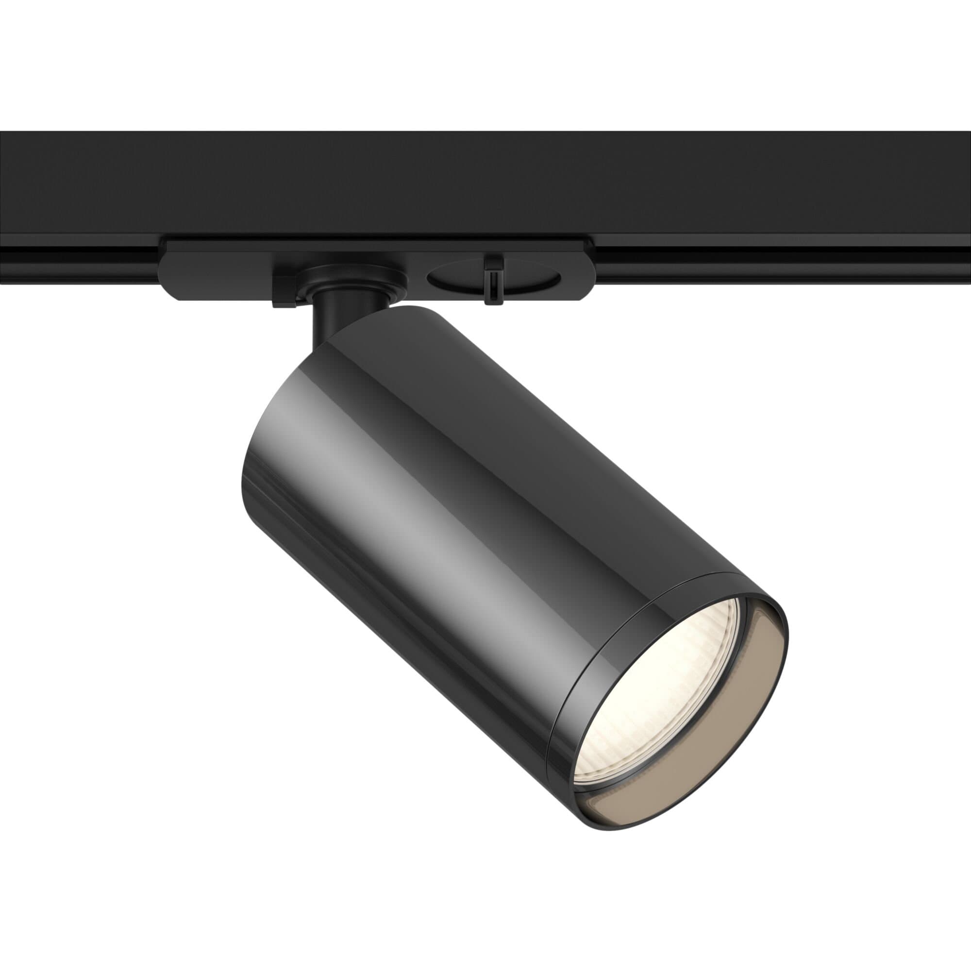 Maytoni Single phase track system Черный и Графит Светильник трековый (Набор) ( TR020-01B+TRA020-01GF) TR020-1-GU10-BGF — миниатюра 2