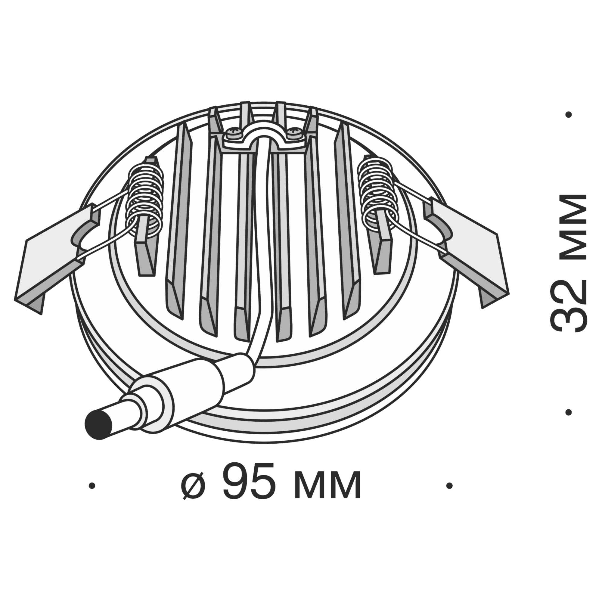 Maytoni Встраиваемый светодиодный светильник  Phanton DL303-L12B4K — миниатюра 3