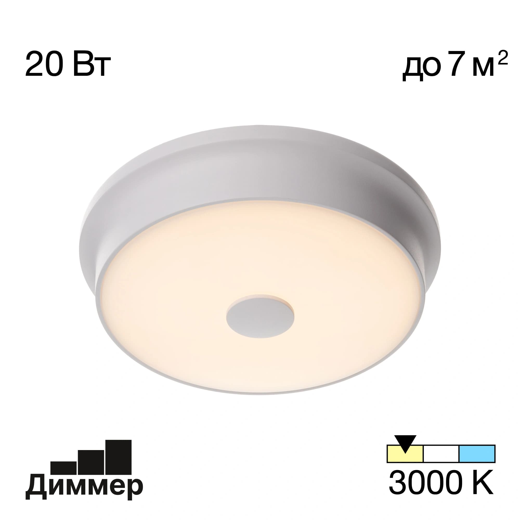 Citilux CL706220 Фостер-2 Белый Светильник Наст.-Потол