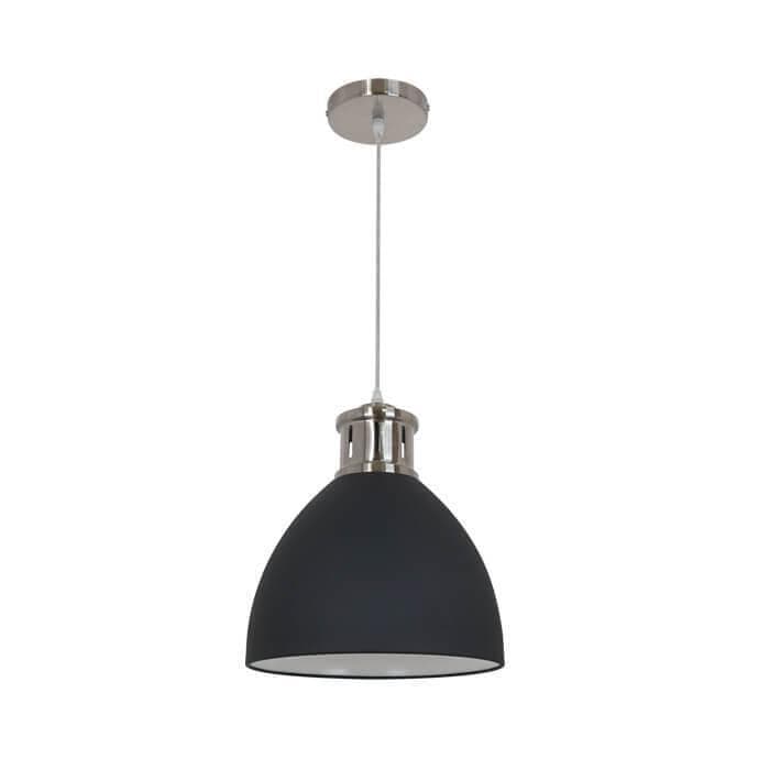 Odeon Light 3321/1 ODL17 099 черный, никель Подвес E27 60W 220V VIOLA — миниатюра 1