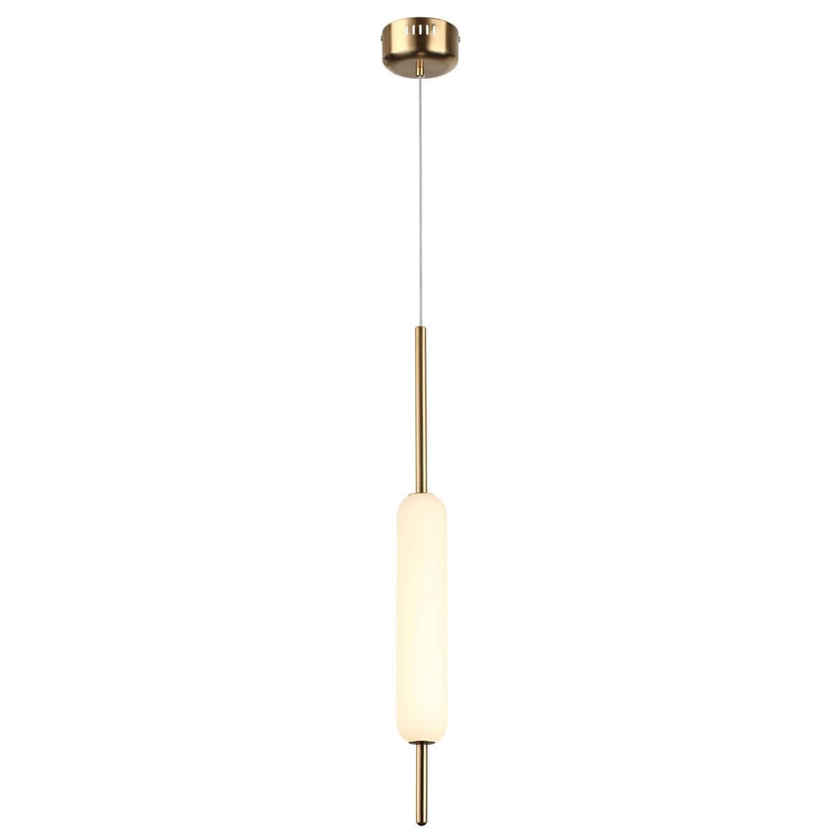 Odeon Light 4794/12L PENDANT ODL21 009 бронзовый/белый Подвес LED 12W REEDS — миниатюра 1