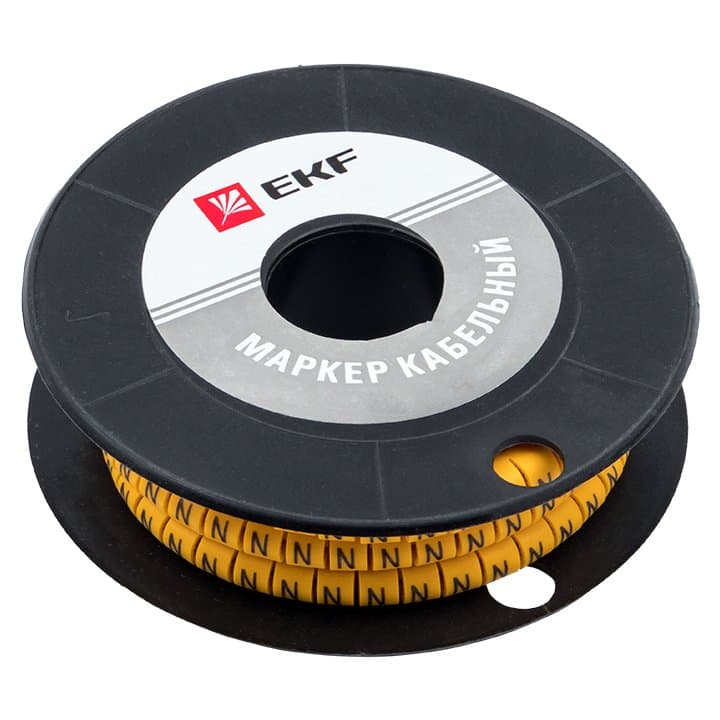EKF PROxima Маркер кабельный 2,5 мм2 "4" (1000 шт.) (ЕС-1) — миниатюра 2