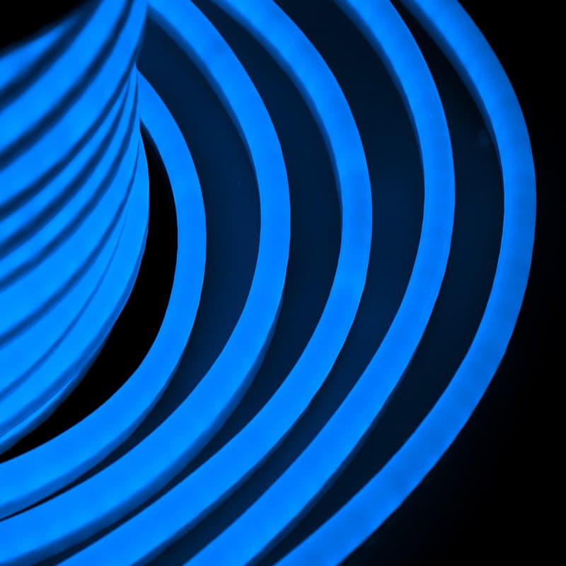 NEON-NIGHT Гибкий Неон DIP 12x26мм - синий, оболочка синяя, бухта 50м 131-023