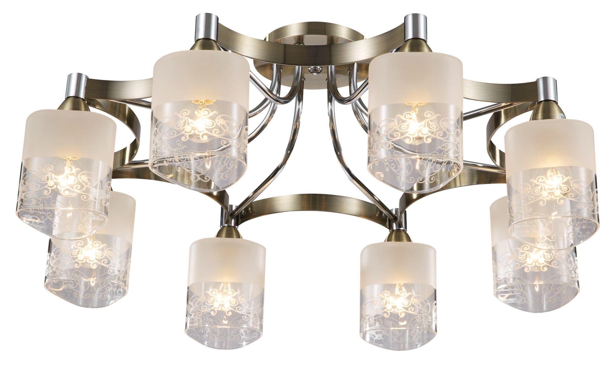 Freya Modern Tasmania Бронза Антик Потолочный светильник E14 40W FR5475CL-08CH — миниатюра 2
