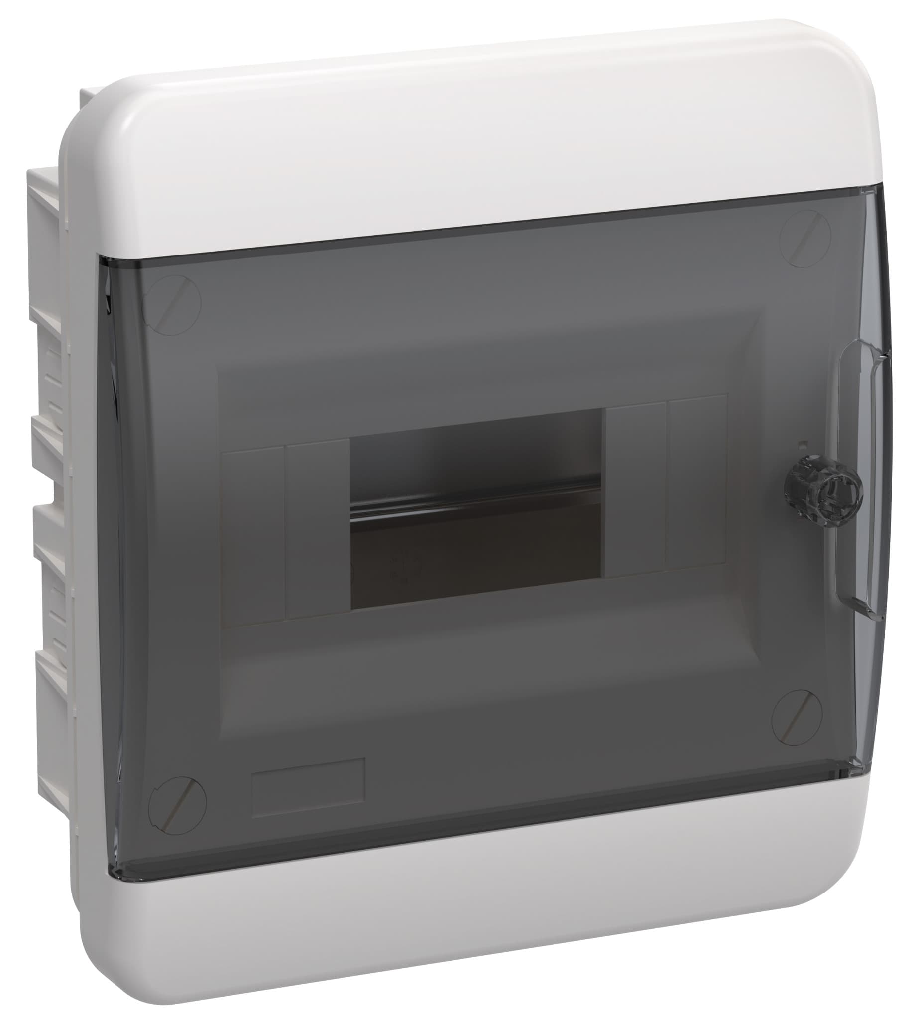 IEK TEKFOR Корпус пласт. ЩРВ-П-8 IP41 черн. прозр. дверь