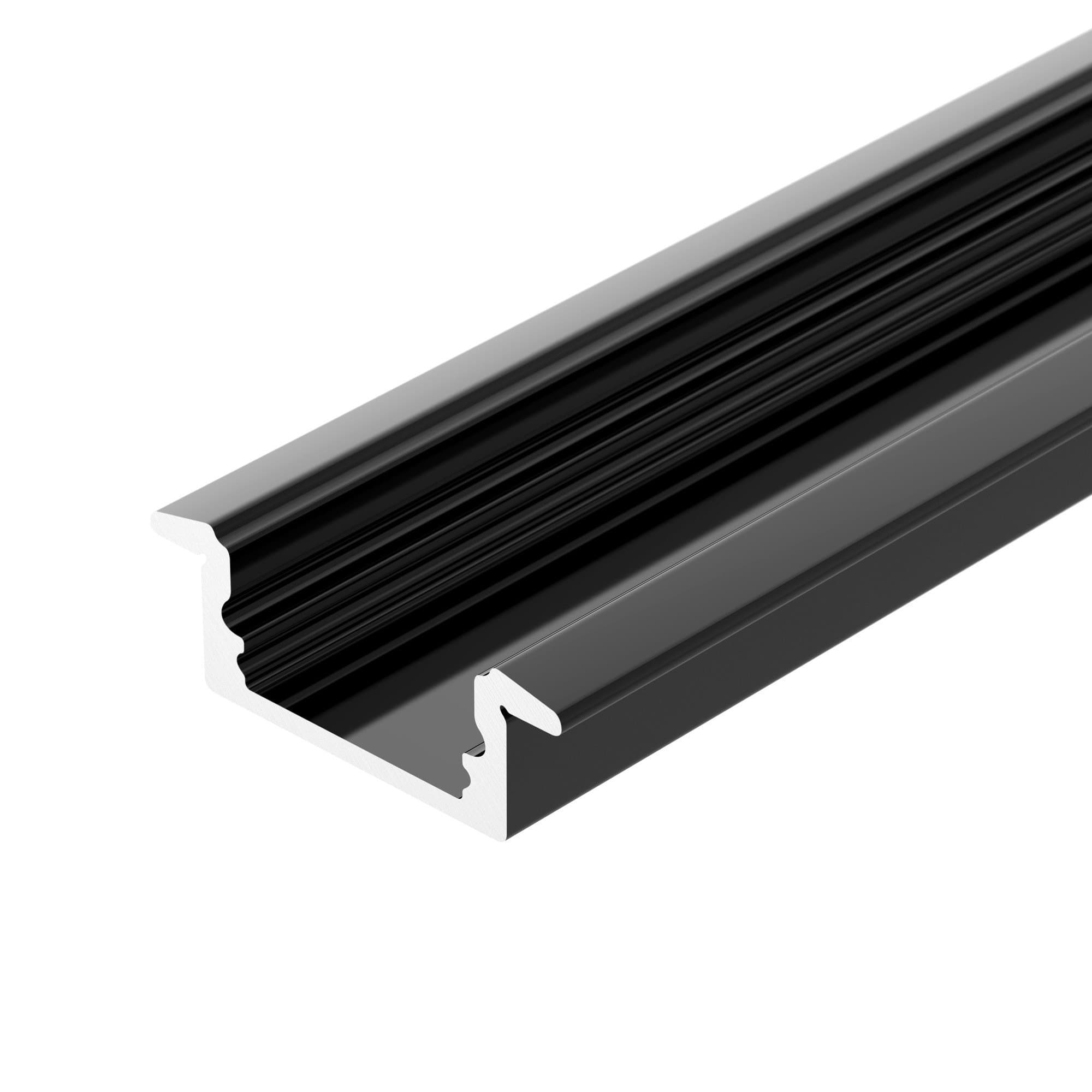 Arlight Профиль LINE-2308-F-2000 ANOD BLACK (Алюминий) 040301 — миниатюра 2