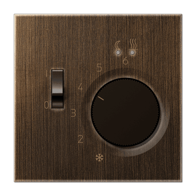 JUNG LS 990 Antik Накладка регулятора теплого пола (мех. FTR231U) MEFTR231PLAT