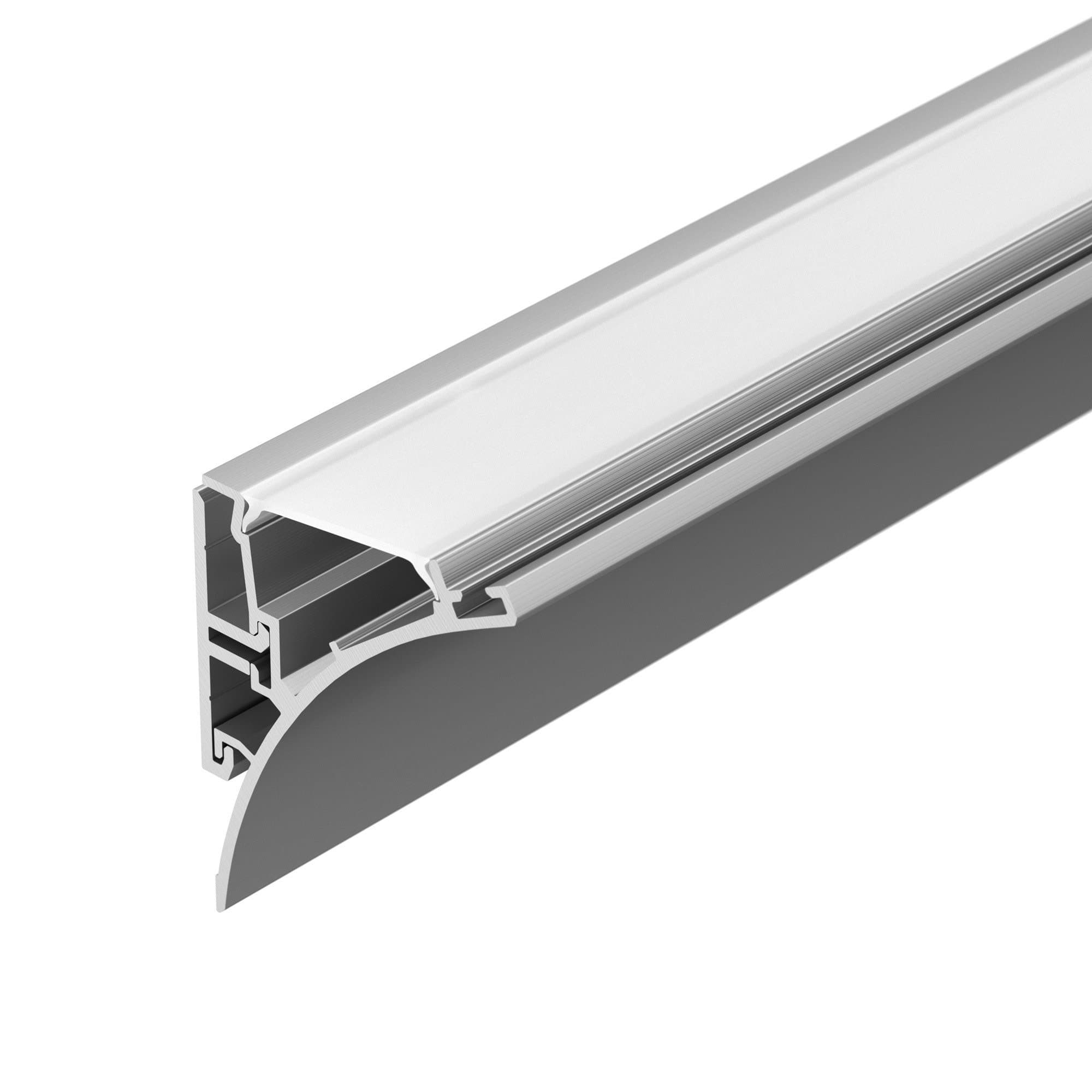 Arlight Профиль KARNIZ-R-2000 ANOD (Алюминий) 021649 — миниатюра 1