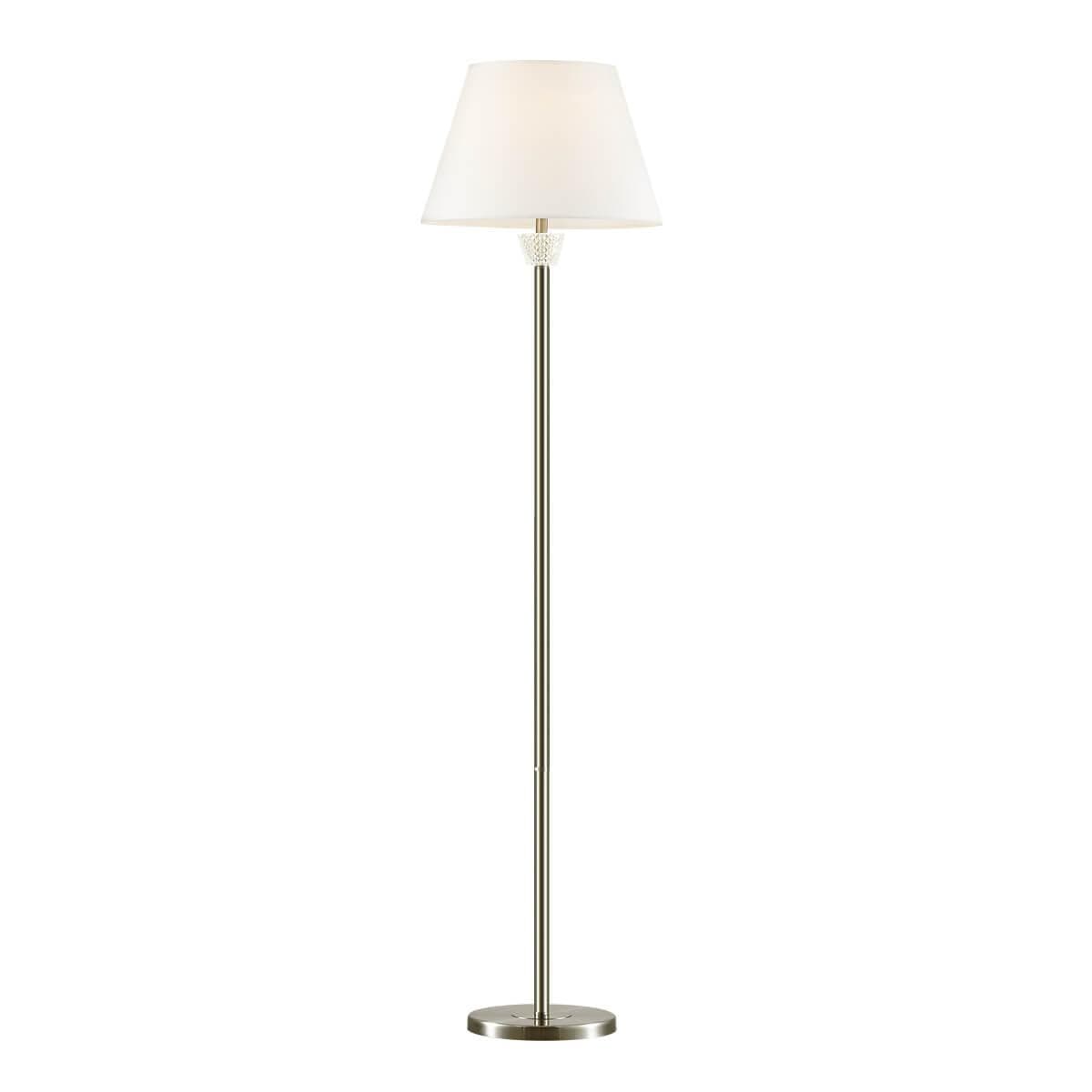 Lumion 4433/1F LN20 225 никель, белый, стеклянный декор Торшер E27 1*60W 220V ABIGAIL — миниатюра 1