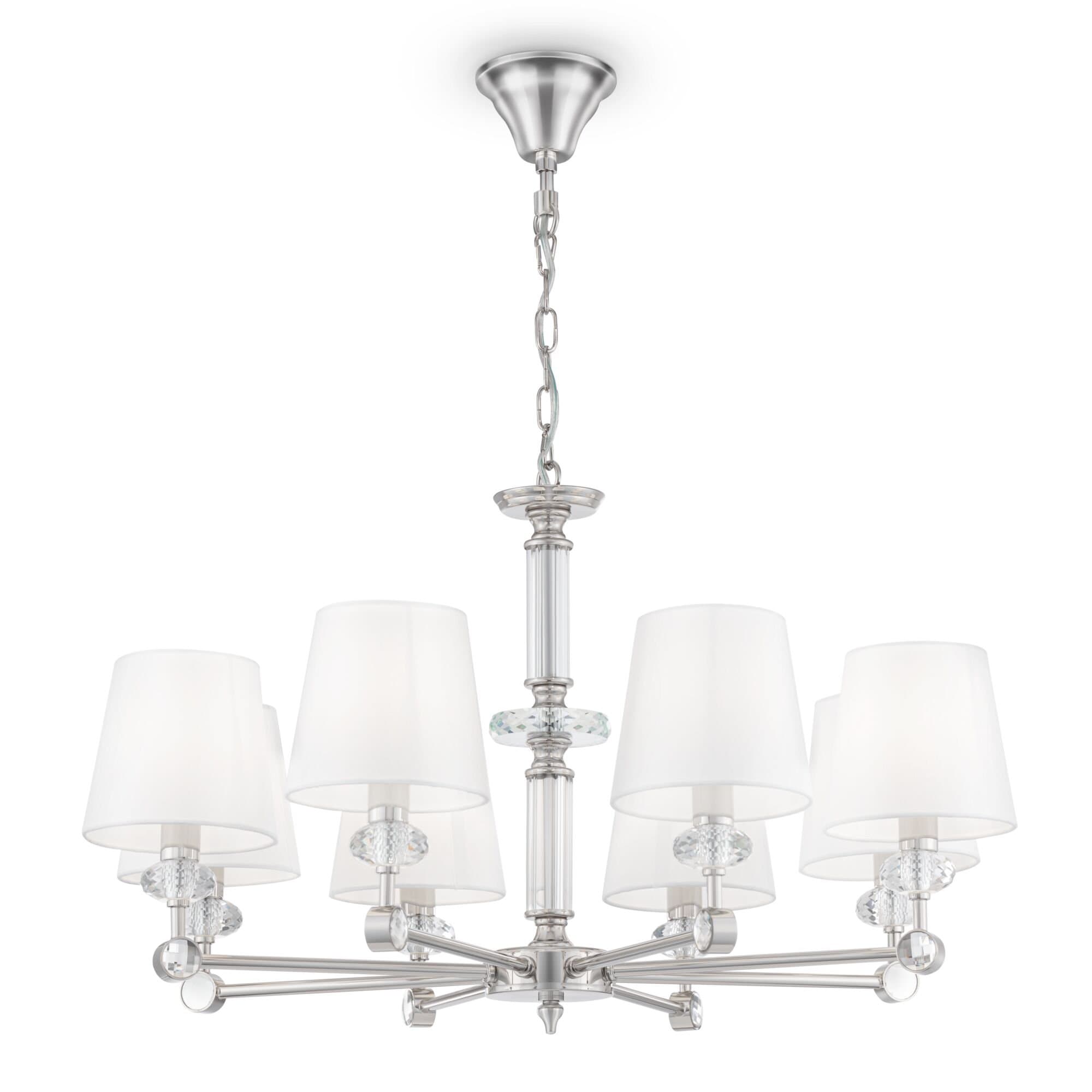 Maytoni Neoclassic Riverside Хром Люстра E14 40W MOD018PL-08CH — миниатюра 3