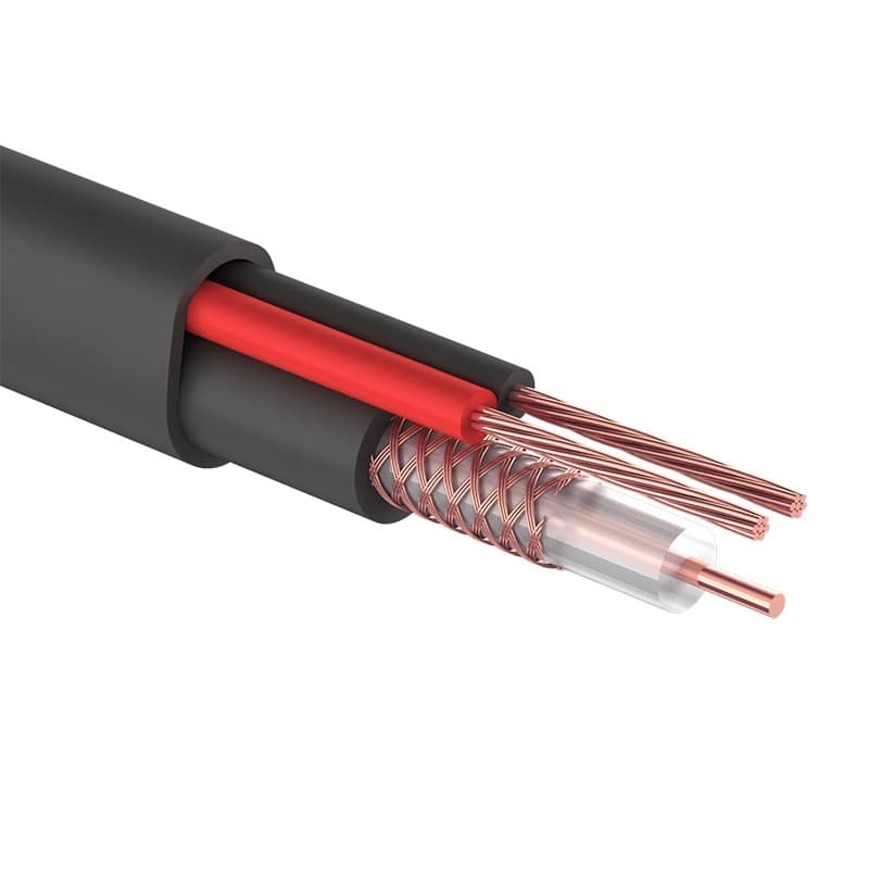 PROconnect Кабель КВК-П-2 +2x0,75 мм² (Cu/CCA) (96) черный (бухта 200 м) 01-4109