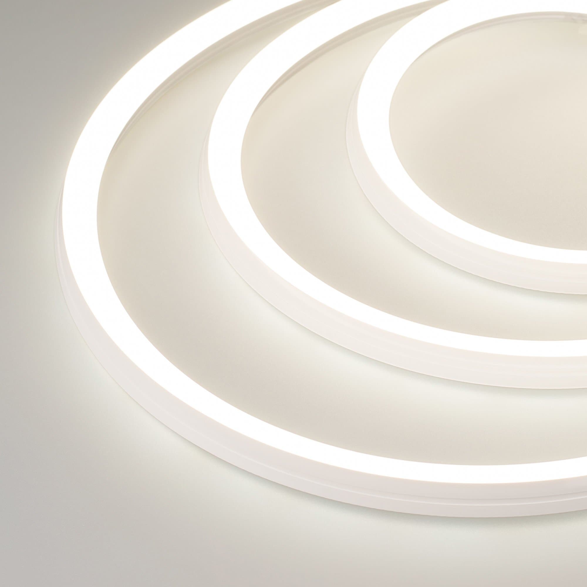 Arlight Лента герметичная MOONLIGHT-3D-A168-15x15mm 24V Day4500 (7.2 W/m, IP67, 2835, 5m, wire x1) (-) 038787 — миниатюра 1