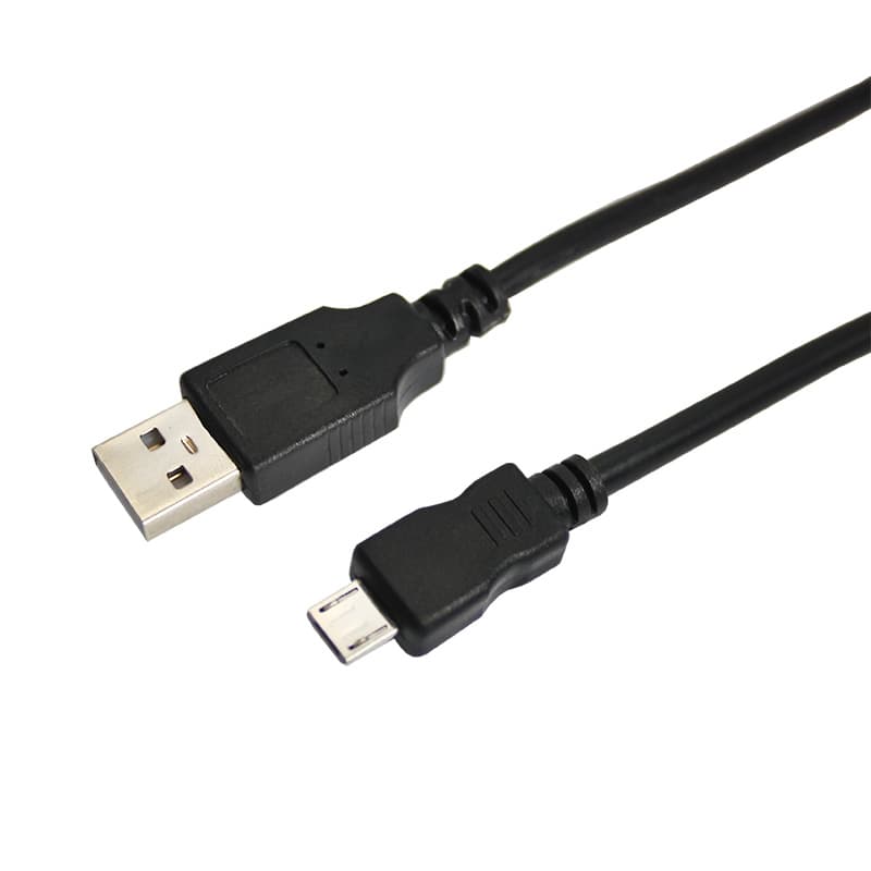 Шнур micro USB (male) - USB-A (male) 3M черный Rexant 18-1166-2 — миниатюра 1