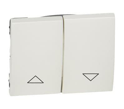 Legrand Galea Life Жемчуг Клавиша 2-я для жалюзийного выключателя 771514 — миниатюра 2