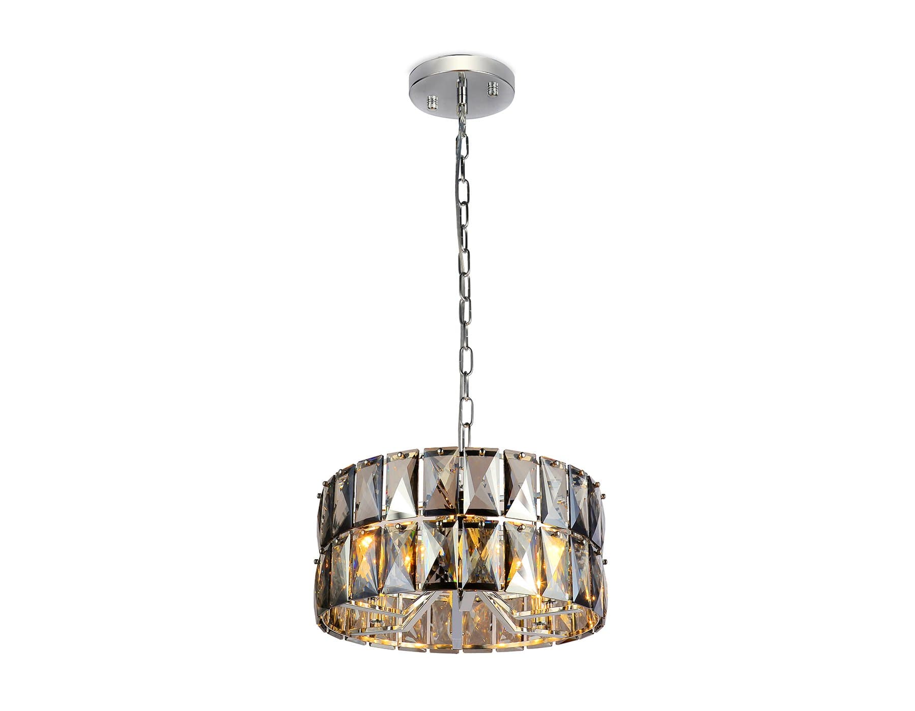 Ambrella Подвесная люстра TR5160/6 CH/SM хром/дымчатый E14/6 max 40W D520*945 — миниатюра 3