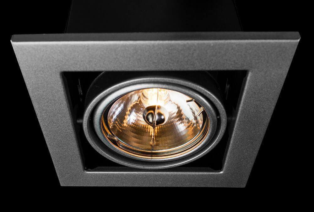 Arte Lamp Cardani Серебро/Серый Светильник точечный встаиваемый 50W G5,3 1x500lm A5930PL-1SI — миниатюра 5