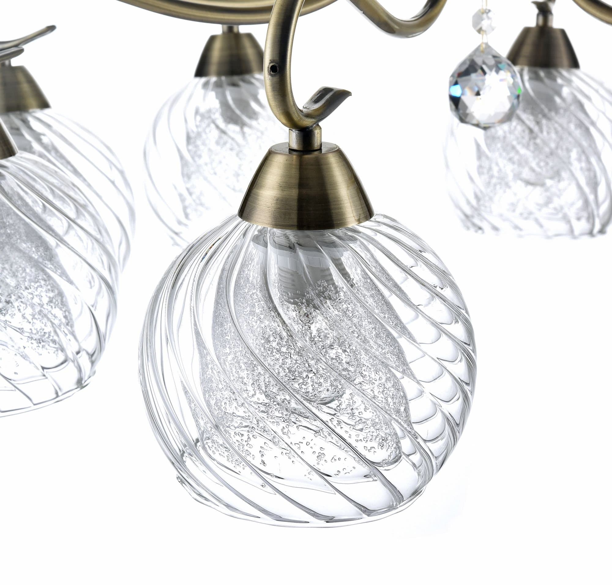 Freya Classic Nella Бронза Потолочный светильник E14 40W FR2662-PL-08-BZ — миниатюра 4