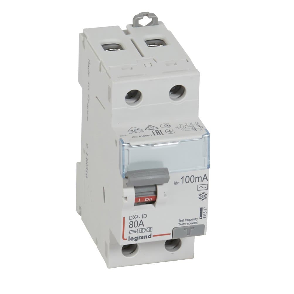 Legrand DX3 УЗО 2P 80А 100мА-AC 411517 — миниатюра 1