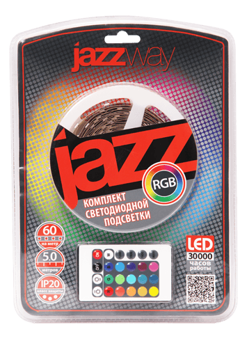 Jazzway Лента PLS-BL4.0 RGB 5050/30 IP65 .2853226 — миниатюра 1