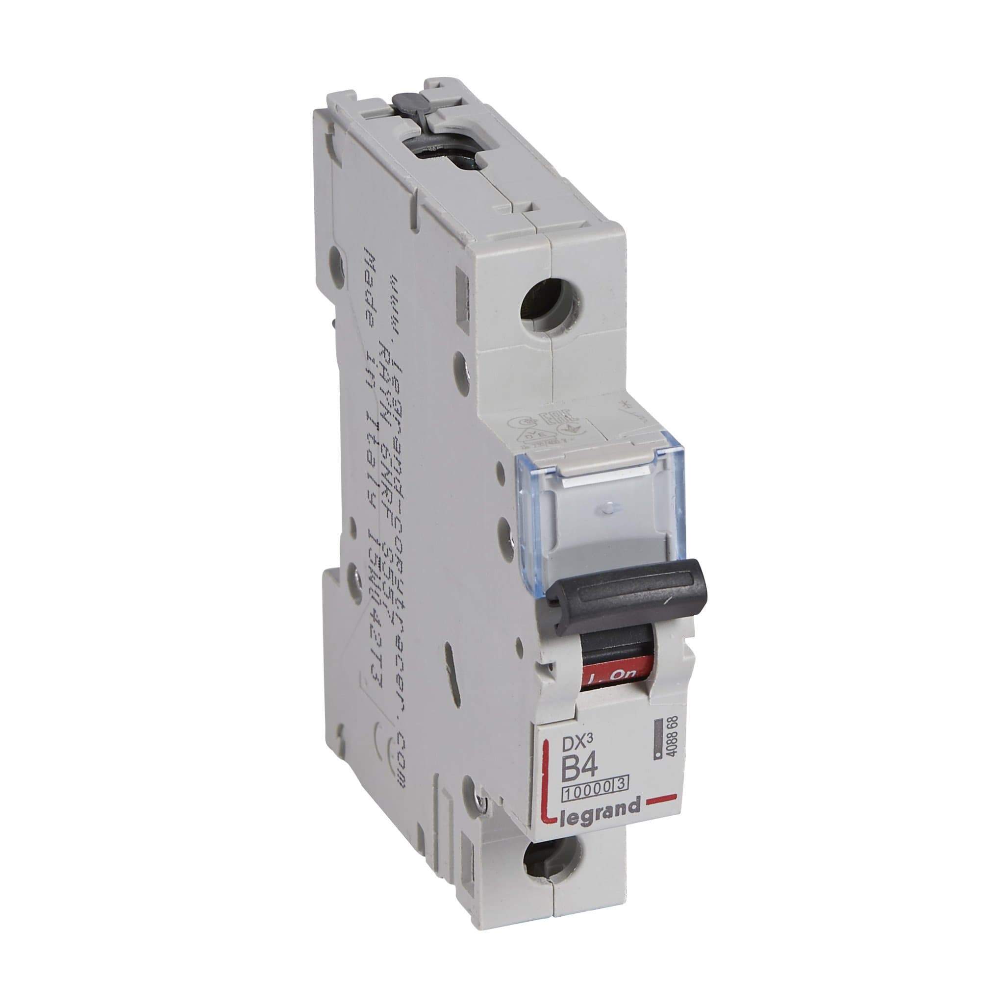 Legrand DX3 Автоматический выключатель 1P 4A (B) 10kA/16kA 408868 — миниатюра 1
