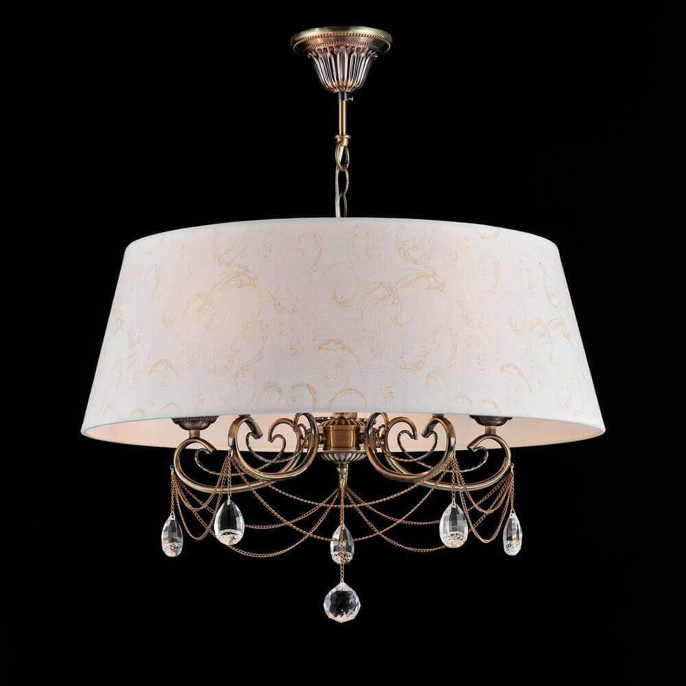 Freya Classic Brossard Бронза Люстра E14 40W FR2904-PL-05C-BZ — миниатюра 9