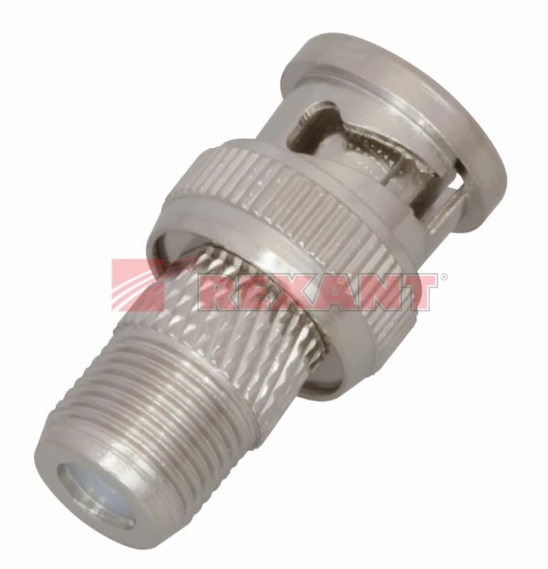 Переход штекер BNC - гнездо F Rexant 05-3201 — миниатюра 2