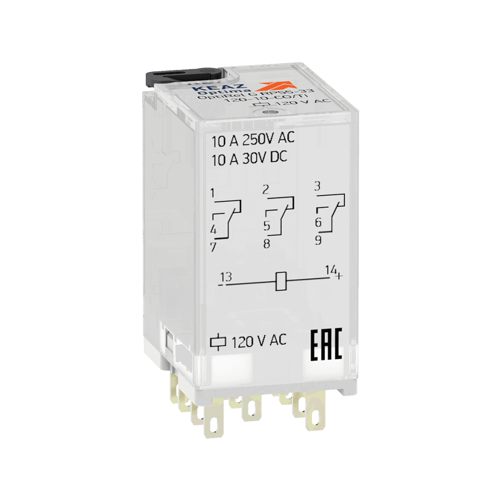 КЭАЗ Реле промежуточное OptiRel G RP55-33-24D-10-CO-S/LD