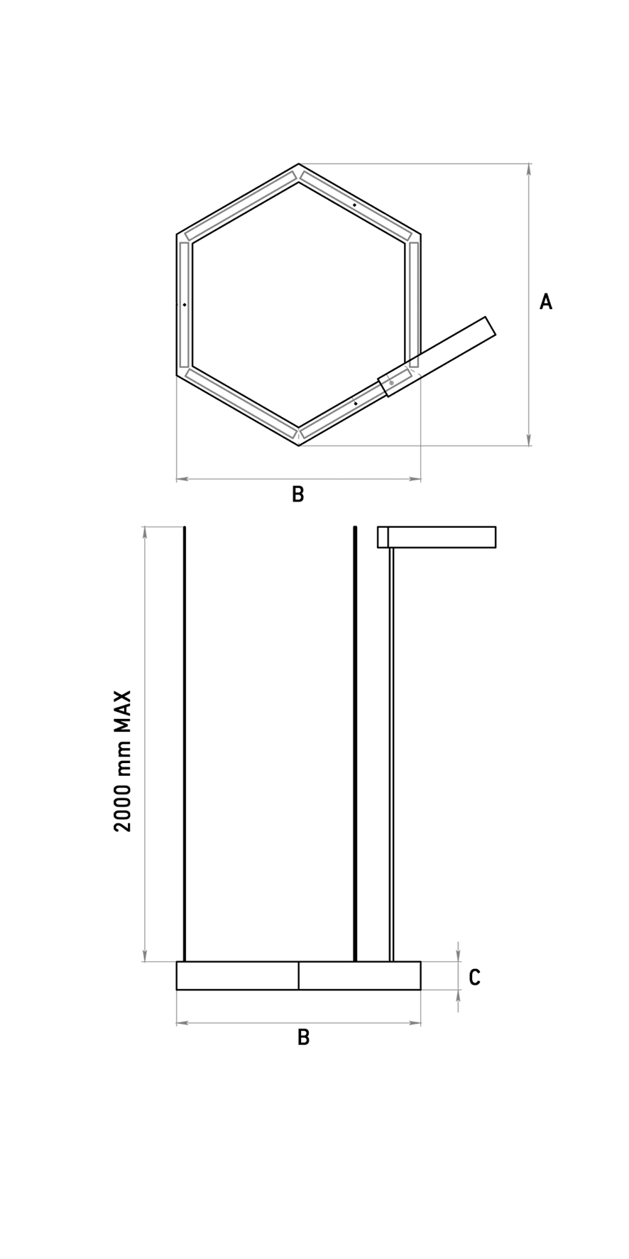 СТ PROFILE 30L P LED HEXA 940 WH 4000K — миниатюра 2