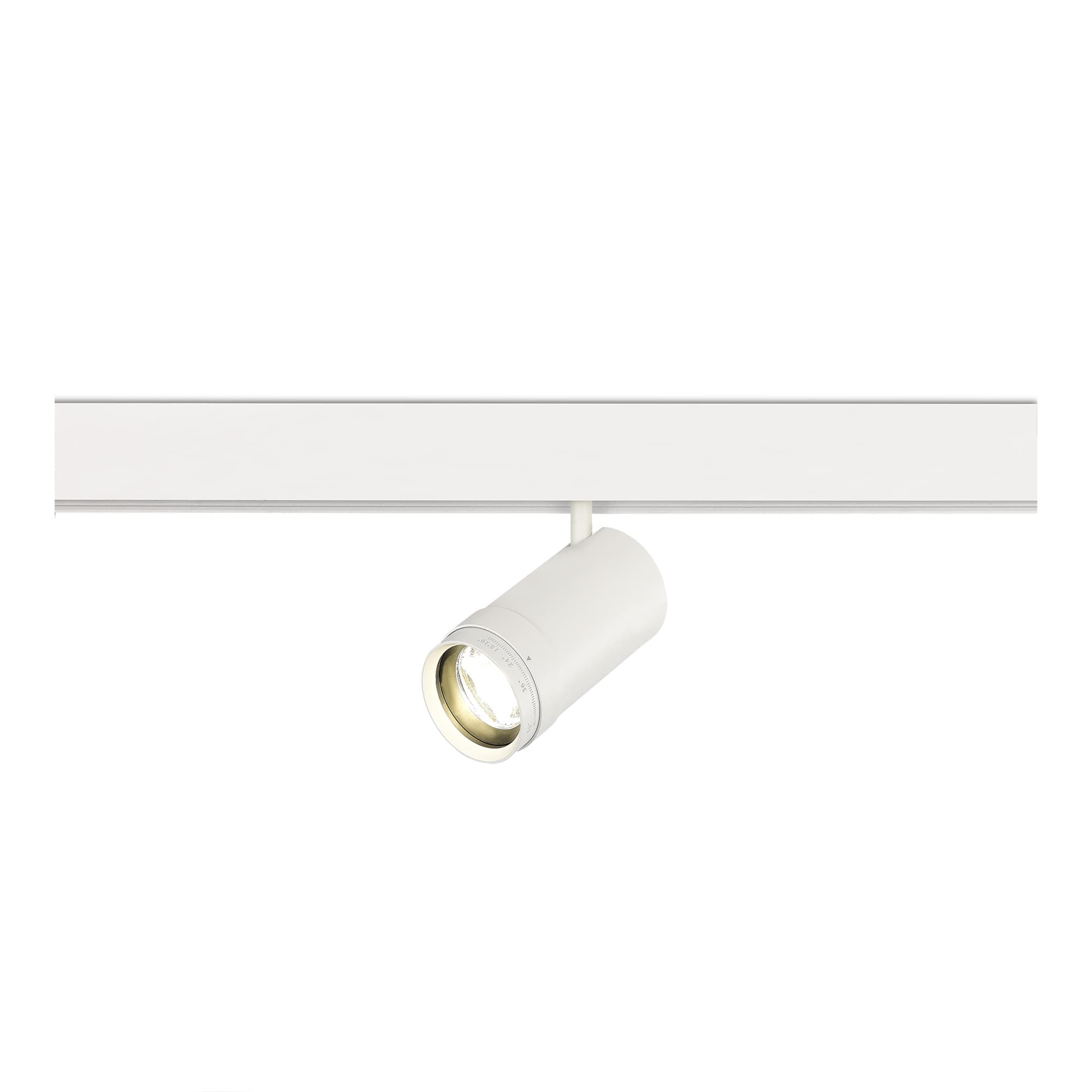 ST LUCE ST357.546.20 Магнитный трековый светильник ZOOM Белый LED 1*20W 4000K Lm Ra90 10-55° IP20 D60xH170 48VV