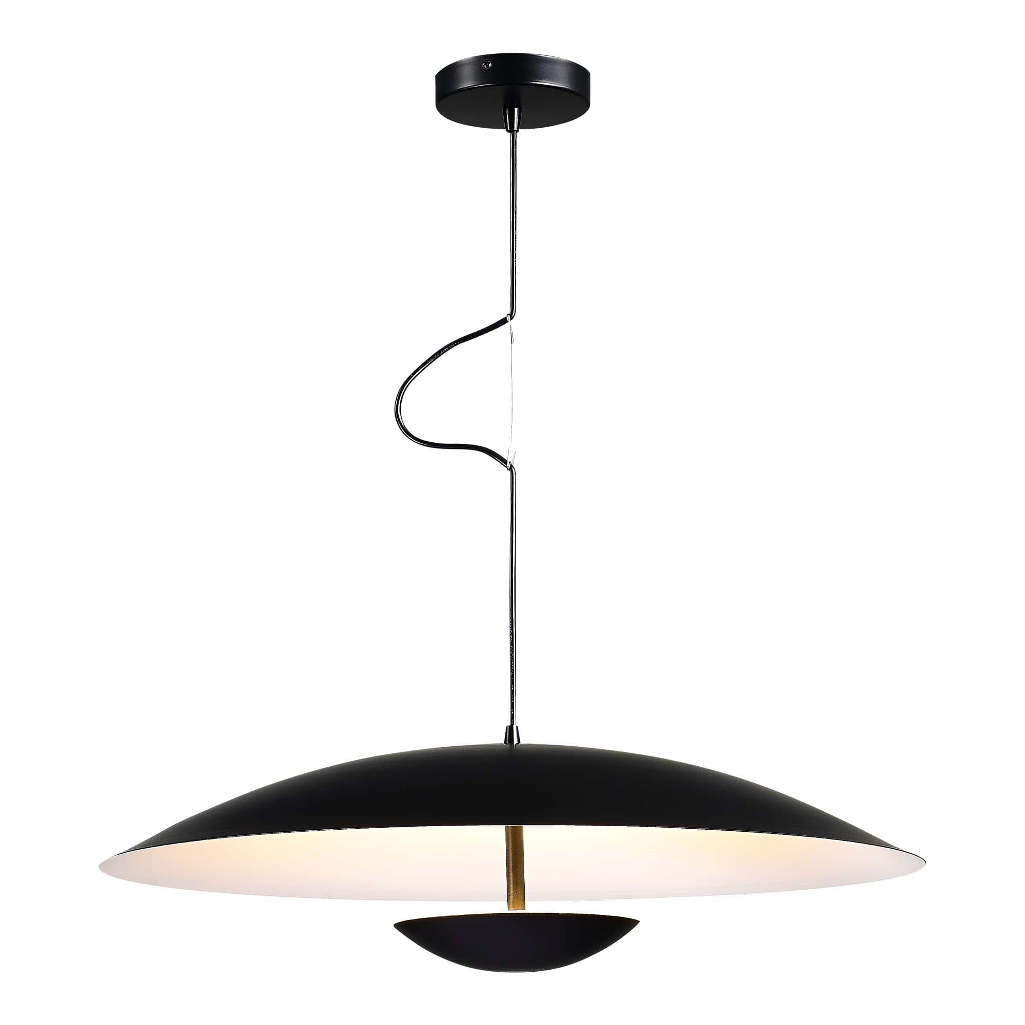 ST LUCE SL6502.413.01 Светильник подвесной Черный/Черный, Белый LED 1*40W 3000K