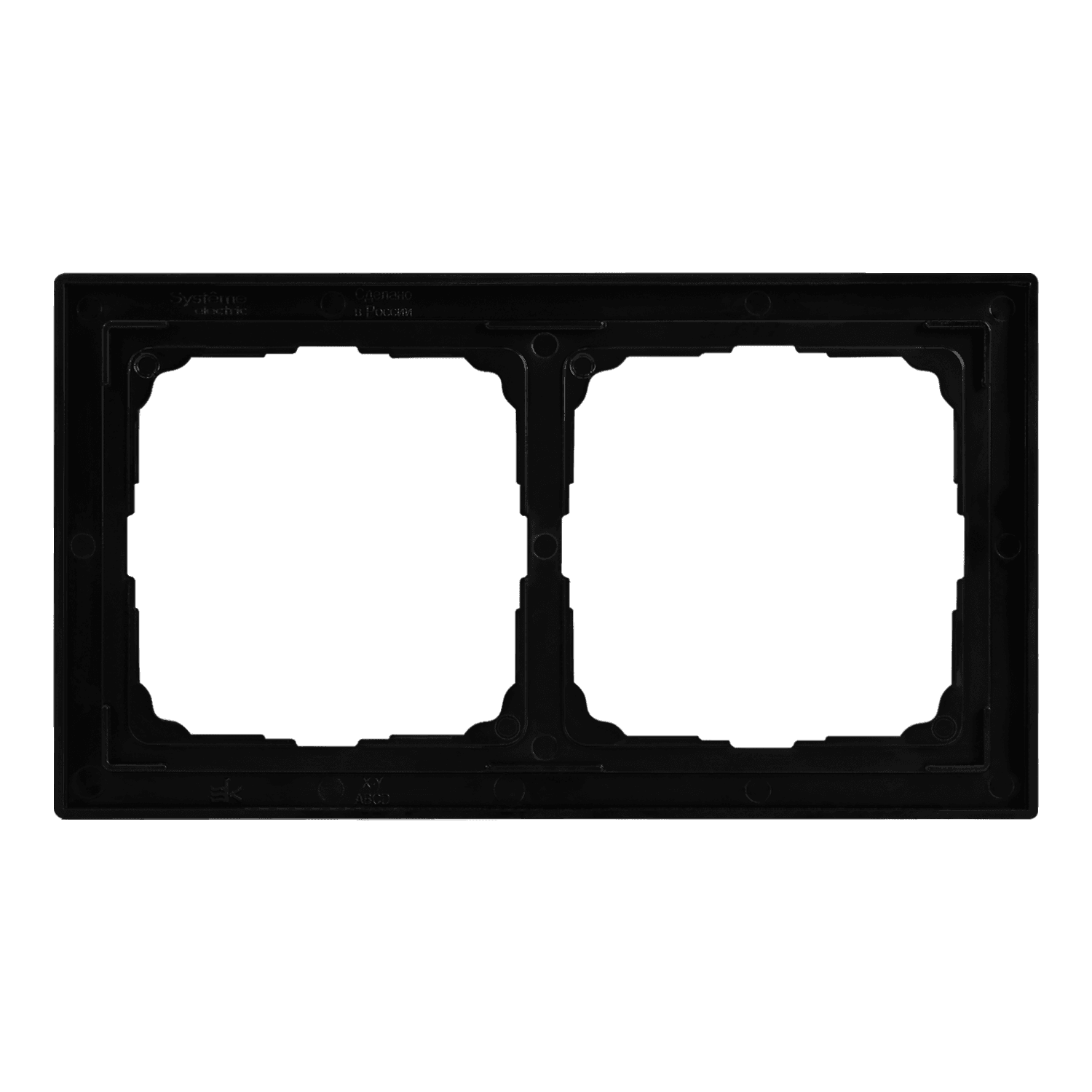 Systeme Electric ArtGallery Pure Органическое стекло Алюминий Рамка 2-ая — миниатюра 5