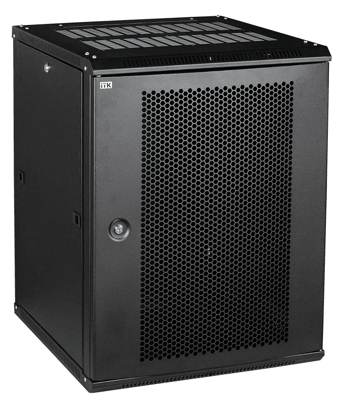 IEK LINEA W ITK Шкаф LINEA W 6U 600x600 мм дверь, перфорированная, RAL9005 LWR5-06U66-PF — миниатюра 2