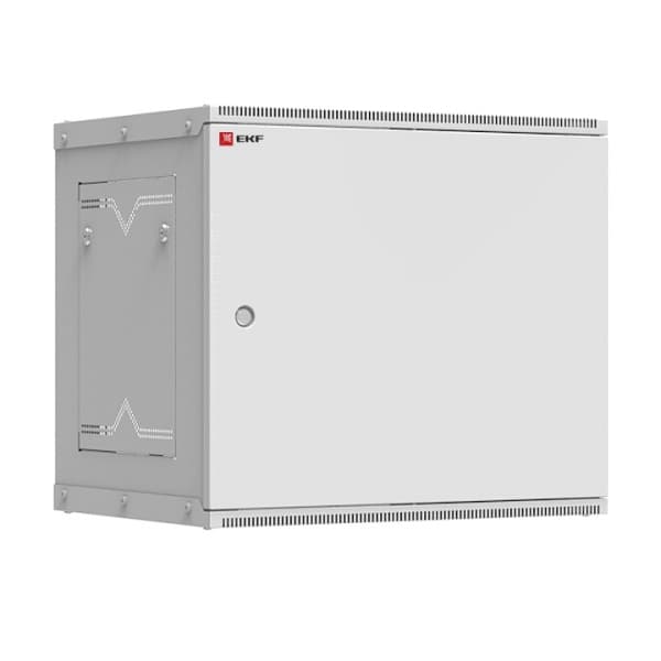 EKF PROxima Astra Шкаф телекоммуникационный настенный разборный 9U (600х350) дверь металл ITB9M350D