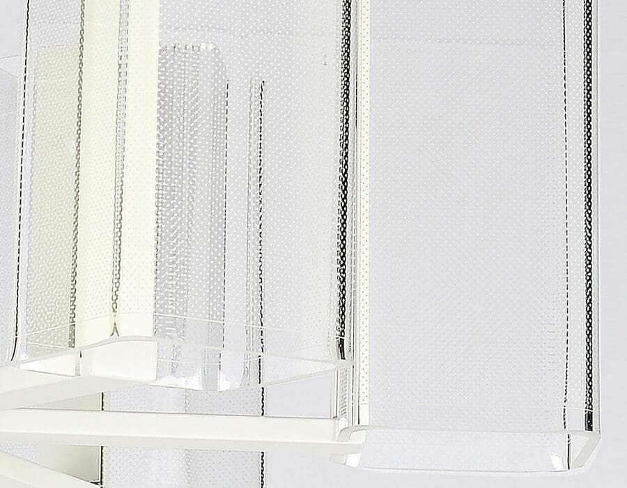 Ambrella Подвесная светодиодная люстра с пультом AK4040/6 WH белый 96W D600*230 (ПДУ РАДИО 2.4) — миниатюра 4