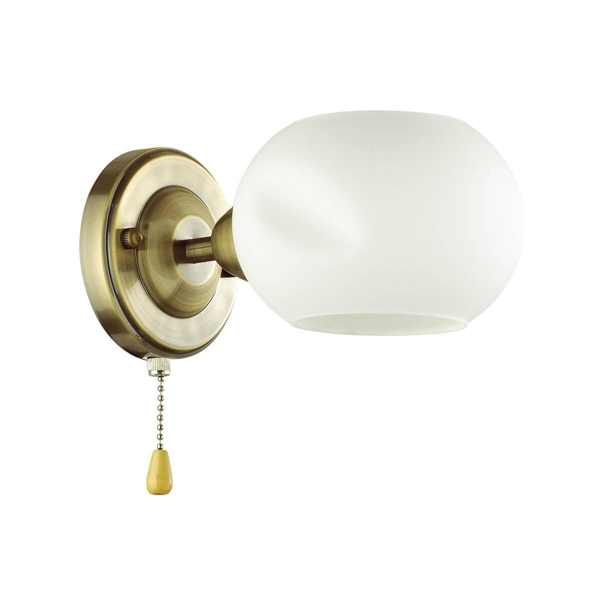 Lumion 4549/1W COMFI LN21 062 античная бронза, белый Бра E14 40W 220V PENELOPA — миниатюра 2